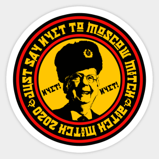 Just say Nyet to Moscow Mitch Sticker